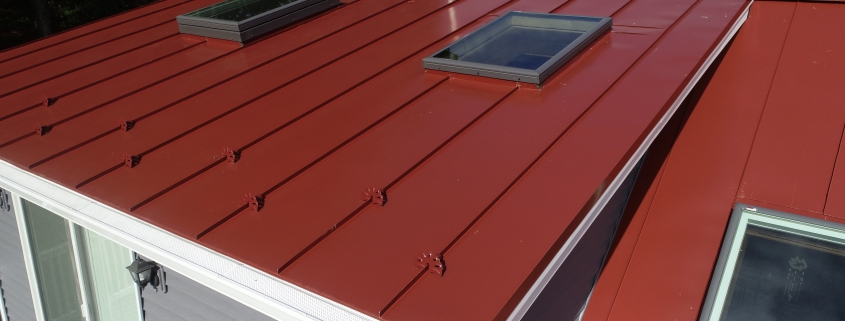 skylights on metal roof