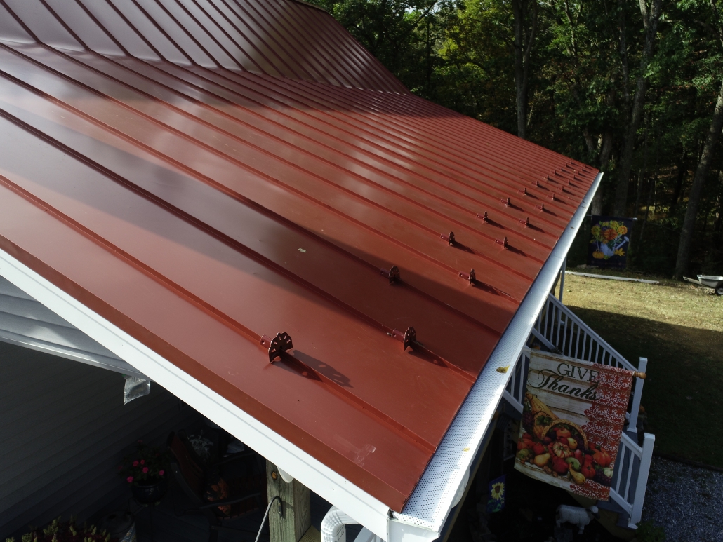 white gutter guards