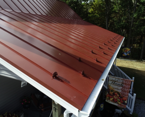white gutter guards