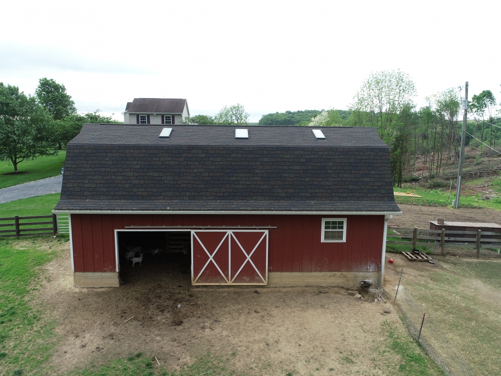 skylights in barn roof