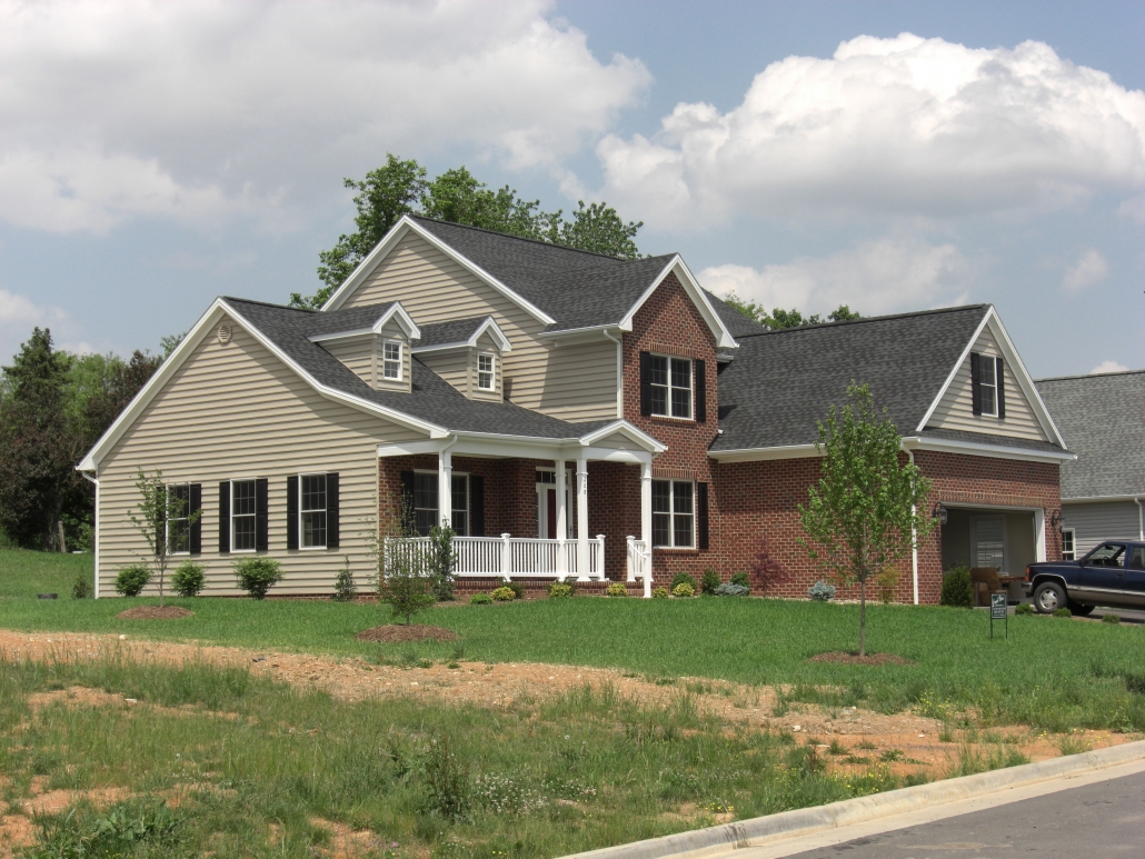 House with siding.