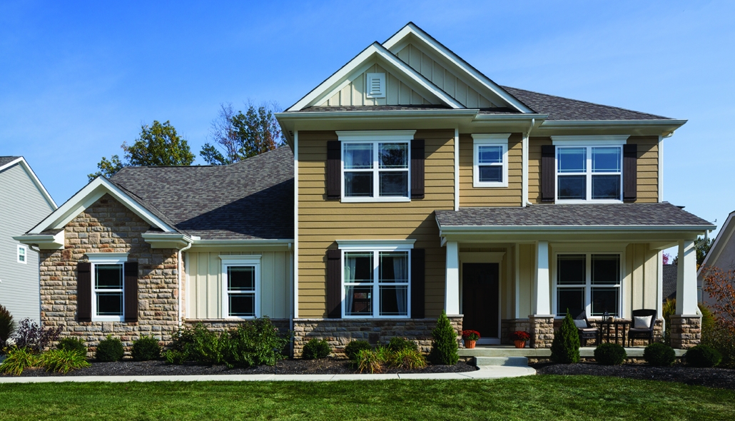 House with siding in Staunton, Virginia.