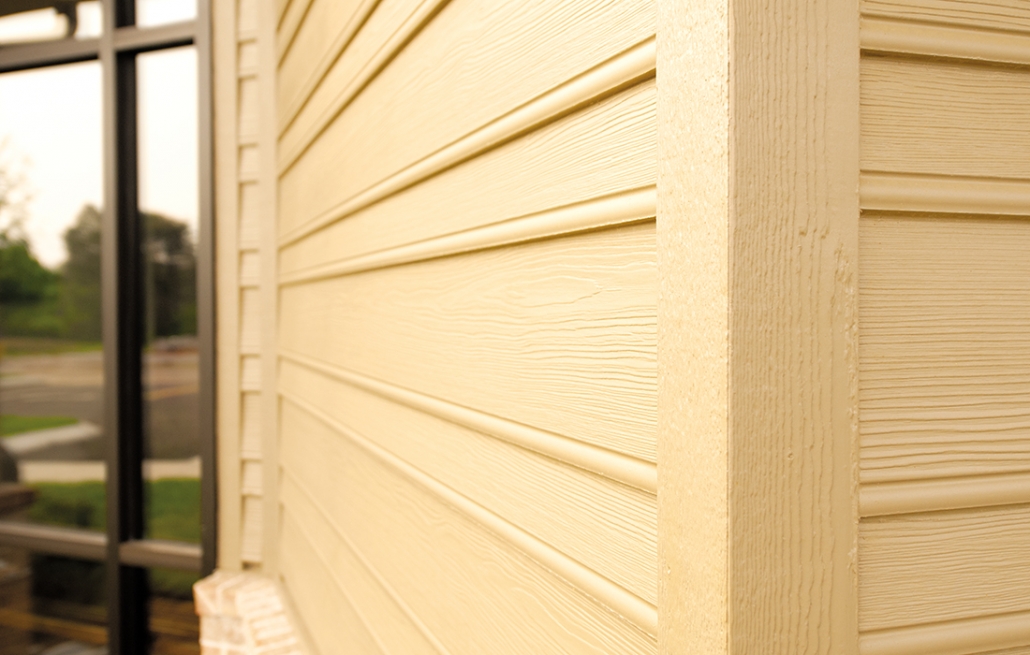 House siding details in Harrisonburg, Virginia.